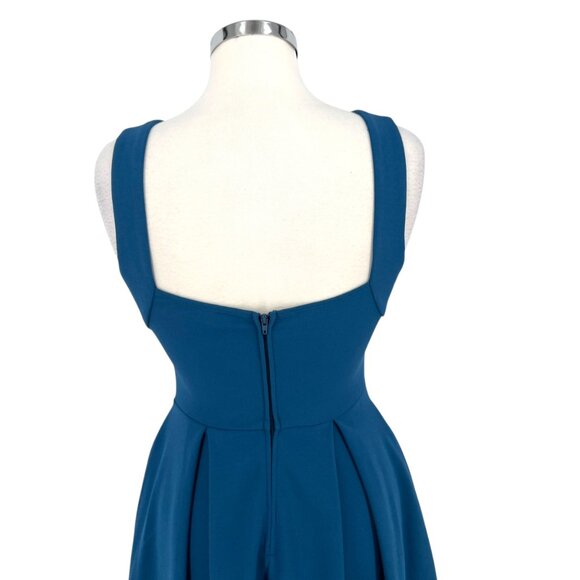 B. Darlin Fit and Flare Sleeveless Mini Dress Teal Blue Size 6 - Picture 8 of 12